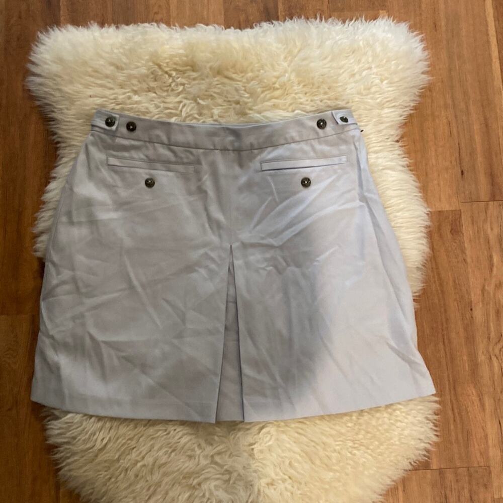 Lily’s of Beverly Hills Light Gray Stretchy Women’s Skort Sz 10 Athleisure